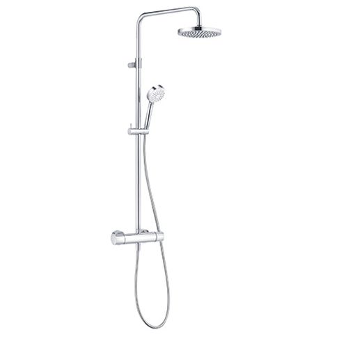 KLUDI-LOGO-Thermostat-Dual-Shower-System-chrom-6809505-00 gallery number 1